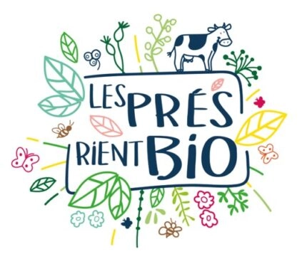 Les Prés rient bio logo - Partner of Danone Ecosystem
